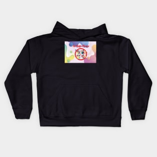 no hugs please Kids Hoodie